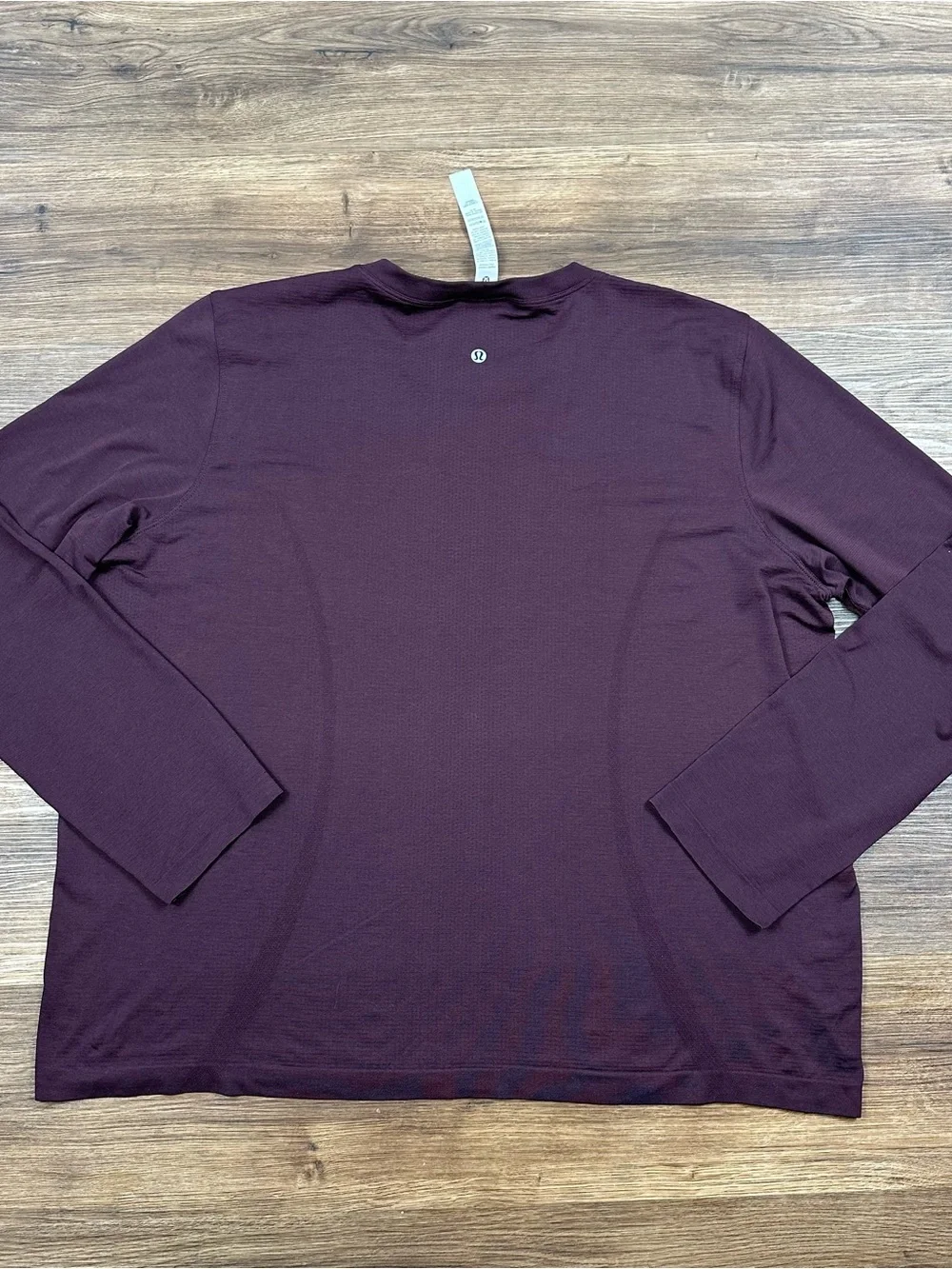 Lululemon Swiftly Tech Relaxed Long Sleeve Shirt Womens Size 14 Purple Plum